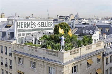 Hermes gardens in Paris